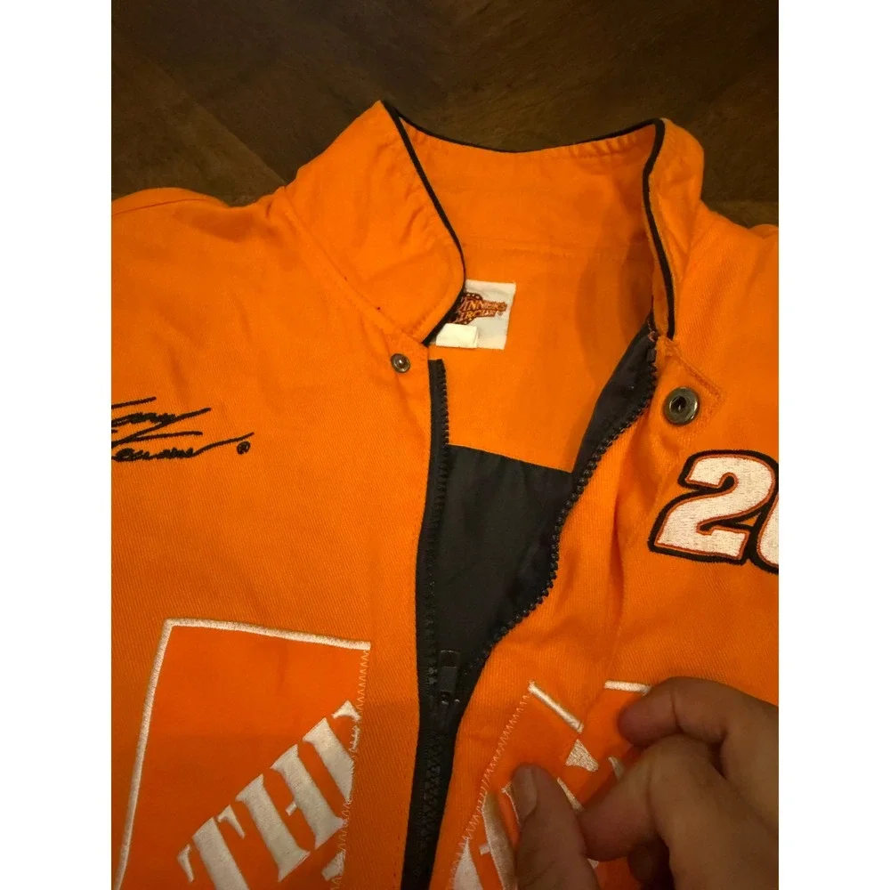 Winners Circle NASCAR Tony Stewart 20 Home Depot Racing‎ Jacket Orange Mens XL